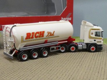 Preview: 1/87 Herpa Scania R09 RITCH LTD. GB Silo-Sattelzug 302975