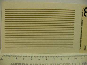 1/87 Decals Fröwis Zierstreifen gold 3022