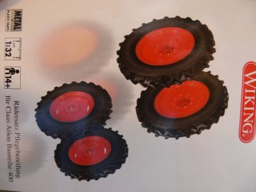 1/32 Wiking Rädersatz Pflegebereifung Claas Arion Baureihe 400 0773 95