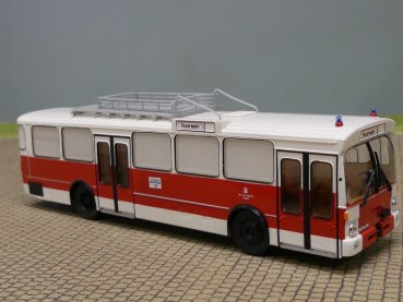 1/87 Brekina MB O 305 Feuerwehr HH weiß/rot Notruf 112