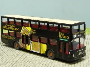 1/87 MAN SD 200 BVG Berlin - Juwelier Gelerman Eine Uhr? Eine Rado - mit Decal gefertigt