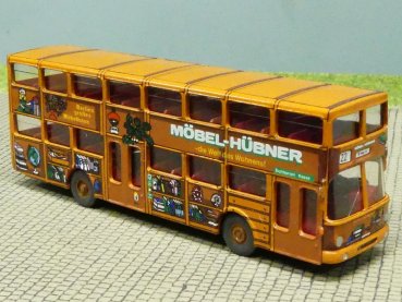 1/87 MAN SD 200 BVG Berlin - Möbel Hübner die Welt des Wohnens - mit Decal gefertigt