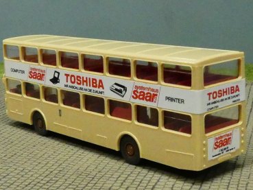 1/87 MAN SD 200 BVG Berlin - Systemhaus Saar KG Toshiba - mit Decals gefertigt