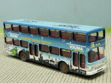 1/87 MAN SD 200 BVG Berlin - Hitachi TV-VIDEO-AUDIO - mit Decal gefertigt