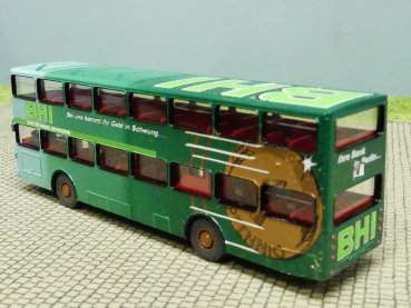 1/87 MAN SD 200 BVG Berlin - BHI Bank für Handel und Industrie - mit Decal gefertigt