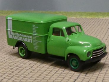 1/87 Brekina Opel Blitz Lederwaren Langhardt, Kasten