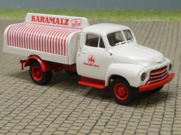 1/87 Brekina Opel Blitz Henninger Karamalz, Getränkepritsche 3518