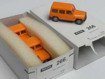 1/87 Wiking Händlerpackung Mercedes 230 G orange 5 Modelle 266 6