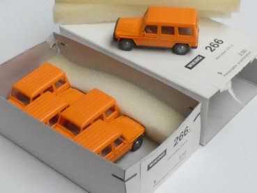 1/87 Wiking Händlerpackung Mercedes 230 G orange 5 Modelle 266 6