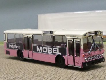 1/87 Brekina MB O 305 HHA Schnellbus Hamburg, Hühnlein Möbel 50835