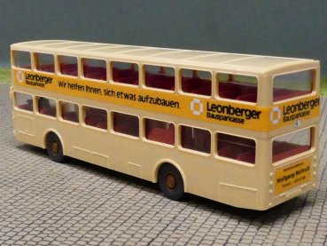 1/87 MAN SD 200 BVG - Leonberger Bausparkasse (gelb) - mit Decals gefertigt
