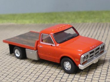 1/87 Brekina GMC Sierra Grande rot Plattform 19670