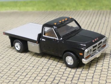 1/87 Brekina GMC Sierra Grande schwarz Plattform 19669