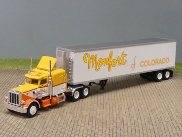 1/87 Brekina Peterbilt 359 Monofort Sattelzug 85719