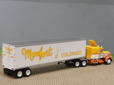 1/87 Brekina Peterbilt 359 Monofort Sattelzug 85719