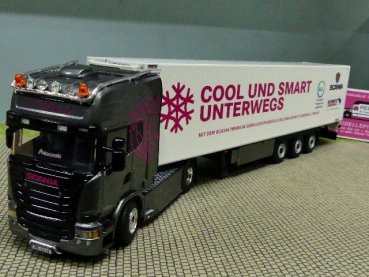 1/50 Herpa WSI Scania R `13 TL Christina Scheib Kühlkoffer-Sattelzug 071659