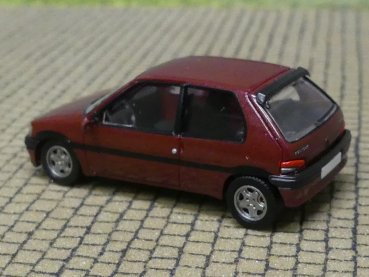 Preview: 1/87 PCX Peugeot 106 dunkelrot 1991, 870750