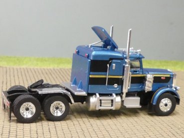 1/87 Brekina Peterbilt 359 blaumetallic/schwarz 85718
