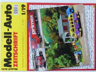Modell Auto Zeitschrift MAZ 2019/1 Januar 2019