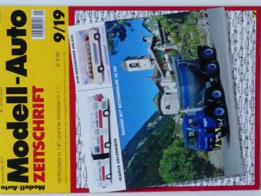 Modell Auto Zeitschrift MAZ 2019/9 September 2019
