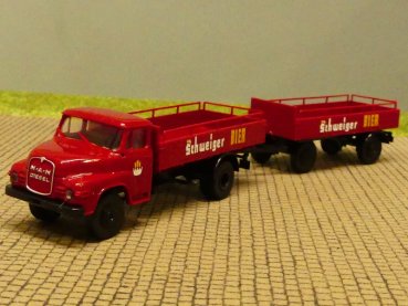 1/87 Brekina MAN 520 Schweiger Bier Getränkepritsche-HZ 45023