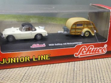 1/72 Schuco Junior Line MBG Softtop Wohnanhänger 331 362363