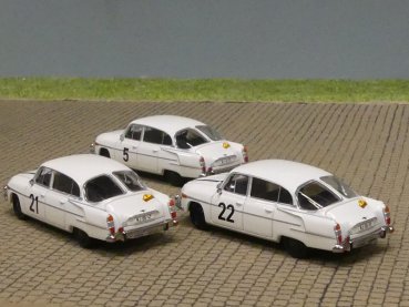 Preview: 1/87 Brekina Set Tatra 603-2 Marathon de la Route 1965, 27333