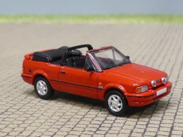 1/87 PCX Ford Escort MK IV Cabriolet rot 1986, 871579