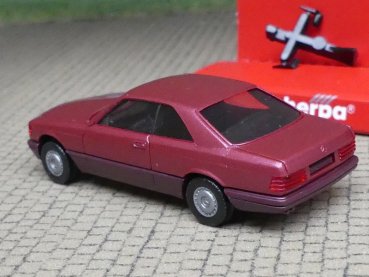 1/87 Herpa MB 560 SEC dunkelrot metallic 3087