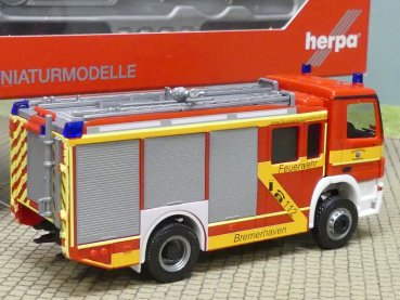 1/87 Herpa MB Actros S 02 HLF 2000 Feuerwehr Bremerhaven 091183