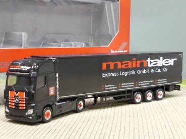 1/87 Herpa MB Actros maintaler Planensattelzug 306300