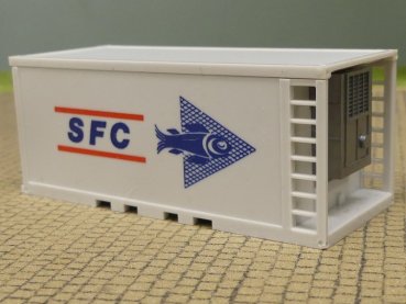 1/87 Wiking 20 ft Container SFC grau Kühl-Container