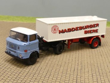 1/87 Brekina IFA W 50 Magdeburger Biere, Sattelzug 71216