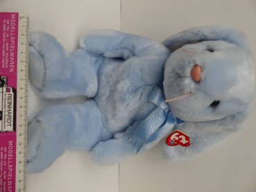 Ty Beanie Baby Hase FLIPPITY hellblau