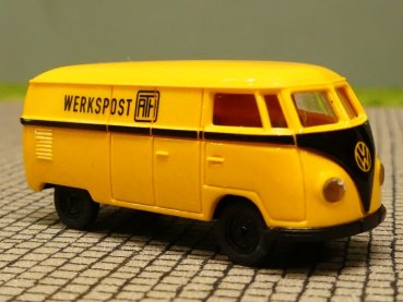1/87 Brekina # 1056 VW T1 a Kasten Werkspost 93207 Sondermodelle für den Westen