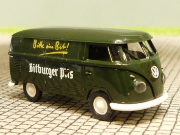 1/87 Brekina # 1070 VW T1b Bitburger Pils, Kasten, Sondermodell Reinhardt