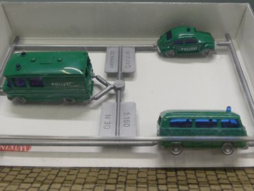 1/160 Wiking N Spur 3 Polizei Einsatzfahrzeuge 0935 00