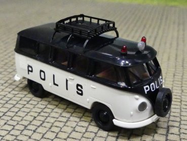 1/87 Brekina # 0934 VW T1 POLIS Schweden BUS 31508
