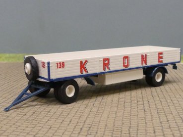 1/87 Brekina 2achs Anhänger Lang- Pritsche Circus Krone #139