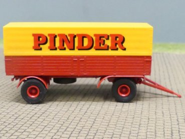 1/87 Brekina 2achs Anhänger Pritsche/Plane Circus Pinder