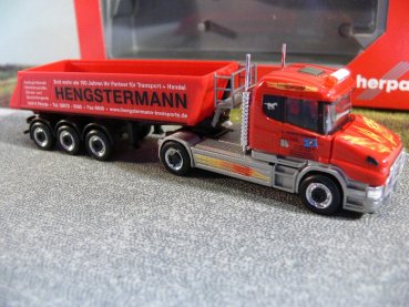 1/87 Herpa Scania Hauber Schmitz Hengstermann Rhede Kipp-SZ  307390