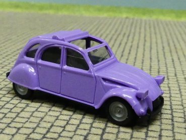 1/87 Herpa Citroen 2CV lila Faltdach offen