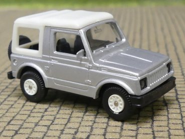 1/87 Rietze Suzuki SJ 410 Cabrio silber mit Verdeck