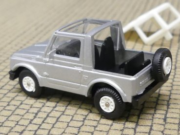 1/87 Rietze Suzuki SJ 410 Cabrio silber mit Verdeck