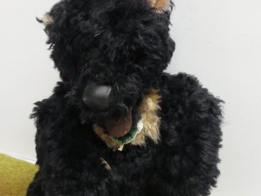 HC48 Hermann Coburg Black Jack ca. 26 cm Künstlerbär Kristina Dietzel