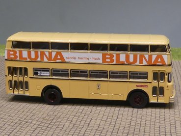 1/87 Brekina Büssing D2U BVG BLUNA/AFRI-COLA 96107 Sondermodell Reinhardt