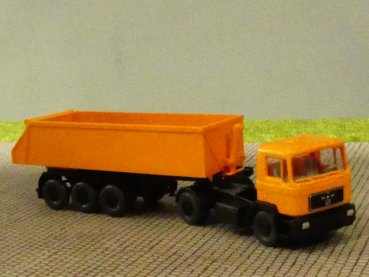 1/87 Wiking MAN F 90 Kippersattelzug orange 676