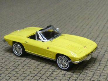 1/87 Brekina Corvette C2 Cabrio hellgelb 18030