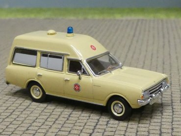 1/87 Brekina Opel Rekord C KTW Johanniter 1968, 20672