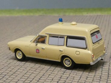 Preview: 1/87 Brekina Opel Rekord C KTW Johanniter 1968, 20672